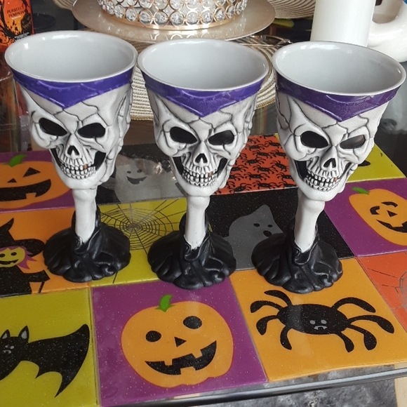 Halloween skull drink set - Picture 6 of 9